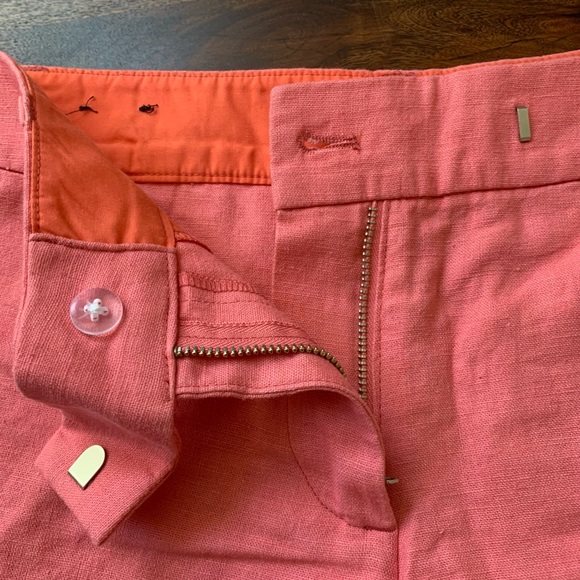 J. Crew linen and cotton scalloped edge shorts. - Picture 4 of 6